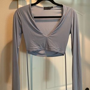 Pretty Little Thing Crop Tie Top